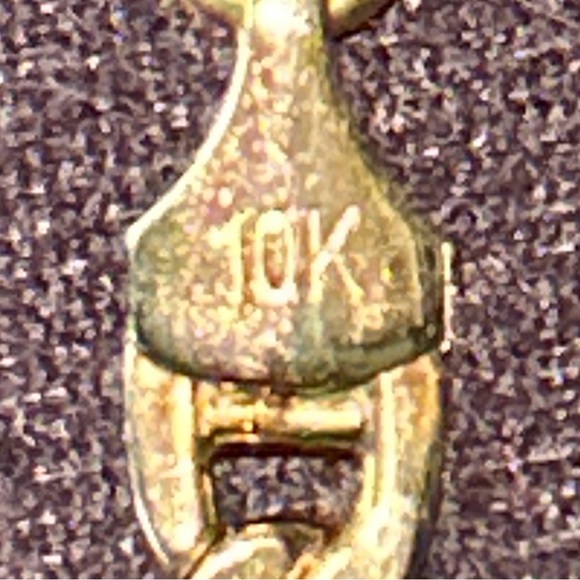 **Genuine Gold** 10k Mariner Bar Chain - 22" - Picture 5 of 5